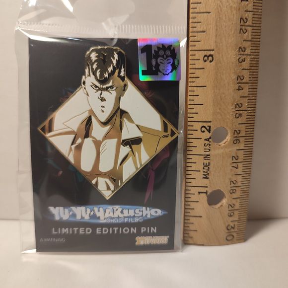 Yu Yu Hakusho Kuwabara Limited Edition Enamel Pin Official Anime Collectible - Picture 3 of 3